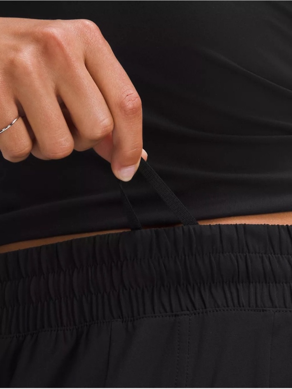 Lululemon Swift Mid-Rise Wide-Leg Pants in Black size 6 - Picture 5 of 16